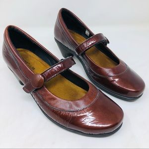 Naot Patent Leather Mary Jane Heels